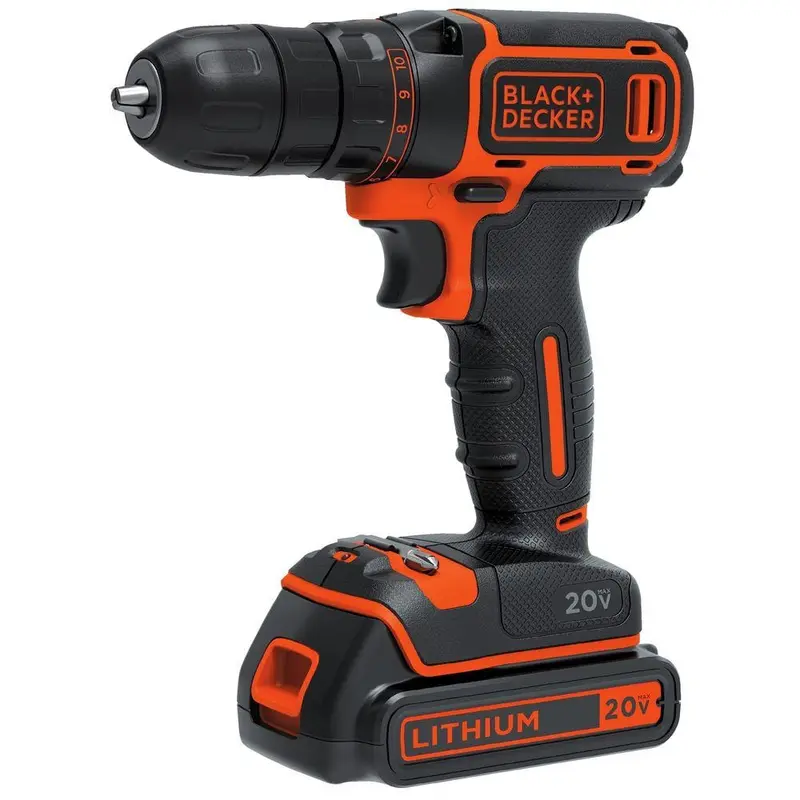 20-Volt MAX Lithium-Ion Cordless 3/8 in. Drill/Driver with Battery 1.5Ah and Charger3.4 / each