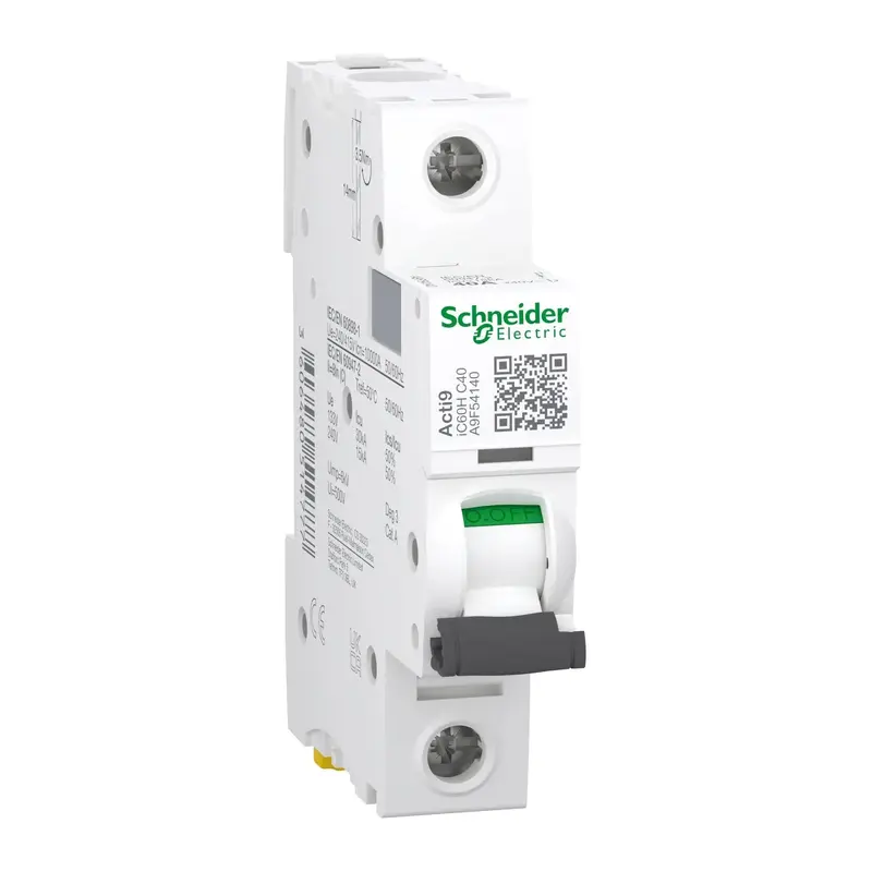 Acti9 iC60H 1P 40A C Circuit Breaker