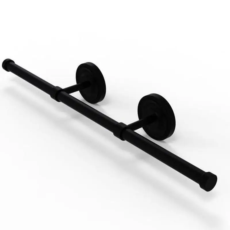 Allied Brass Prestige Regal Collection Wall Mounted Horizontal Guest Towel Holder in Matte Black