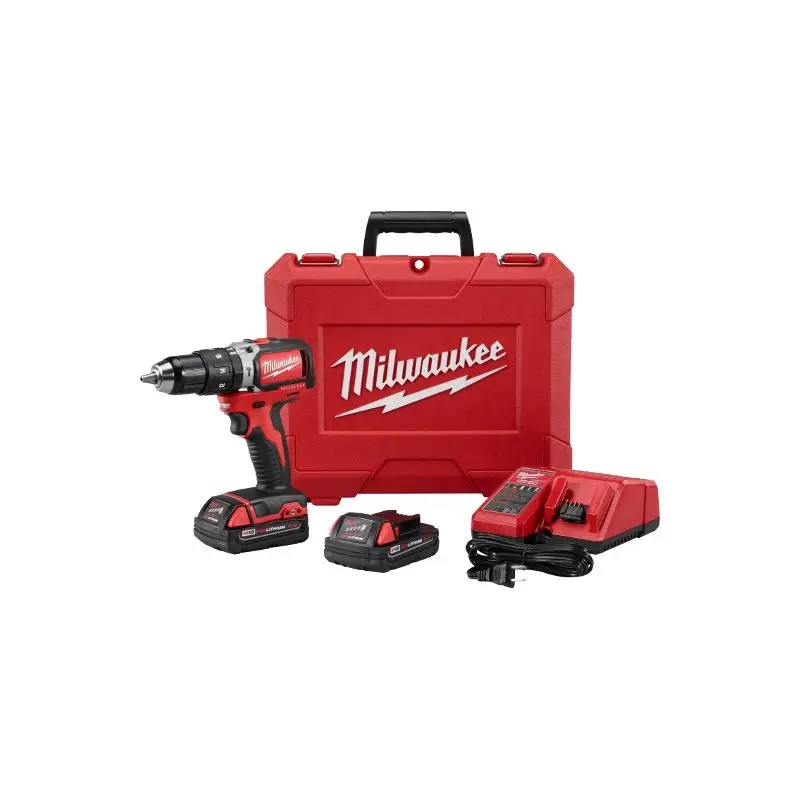 Milwaukee 2702-22CT M18 1/2" Compact Brushless Hammer Drill/Driver Kit