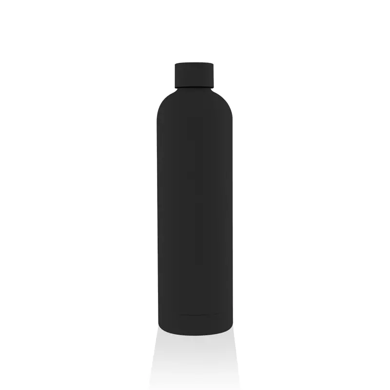 TAUNUS - Soft Touch Insulated Water Bottle - 750ml - Black