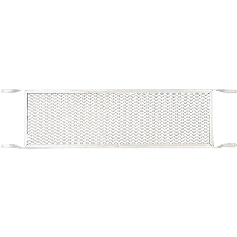 M-D 33209 Screen Door Push Grill, 7.69 in W, 34.31 in H, Aluminum, Mill, For: 36 in Doors