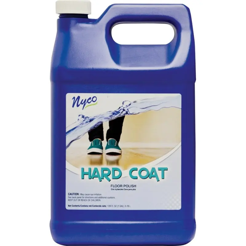 nyco NL90401-900104 Floor Polish, 128 oz, Liquid, Acrylic Polymer, White
