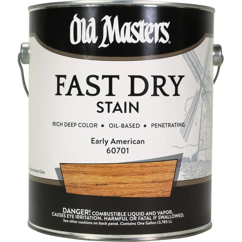 Old Masters 60701 Fast Dry Stain, Early American, Liquid, 1 gal