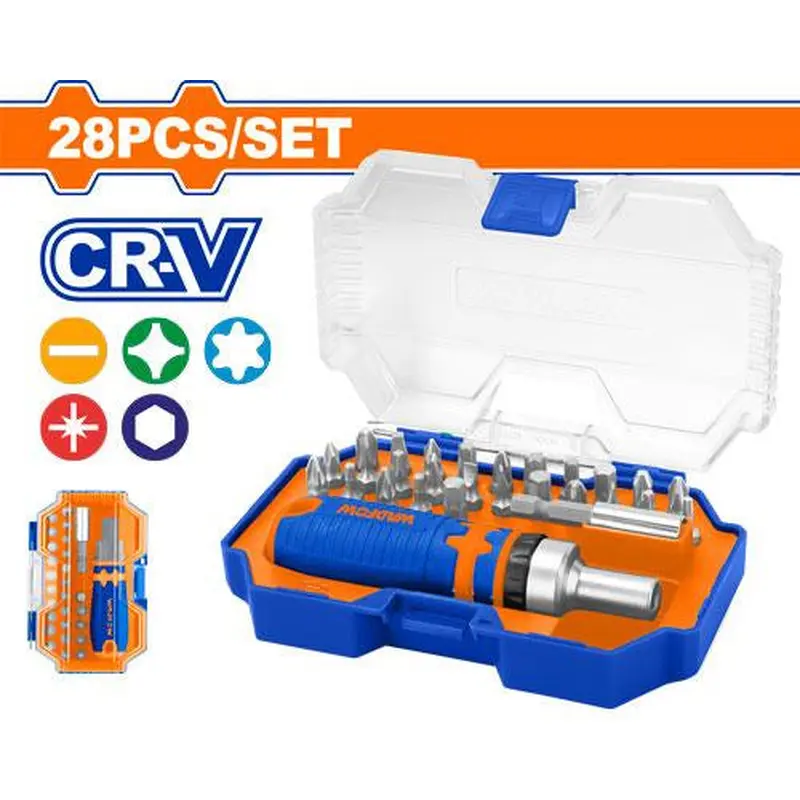 WADFOW 28 Pcs Screwdriver Bits Set