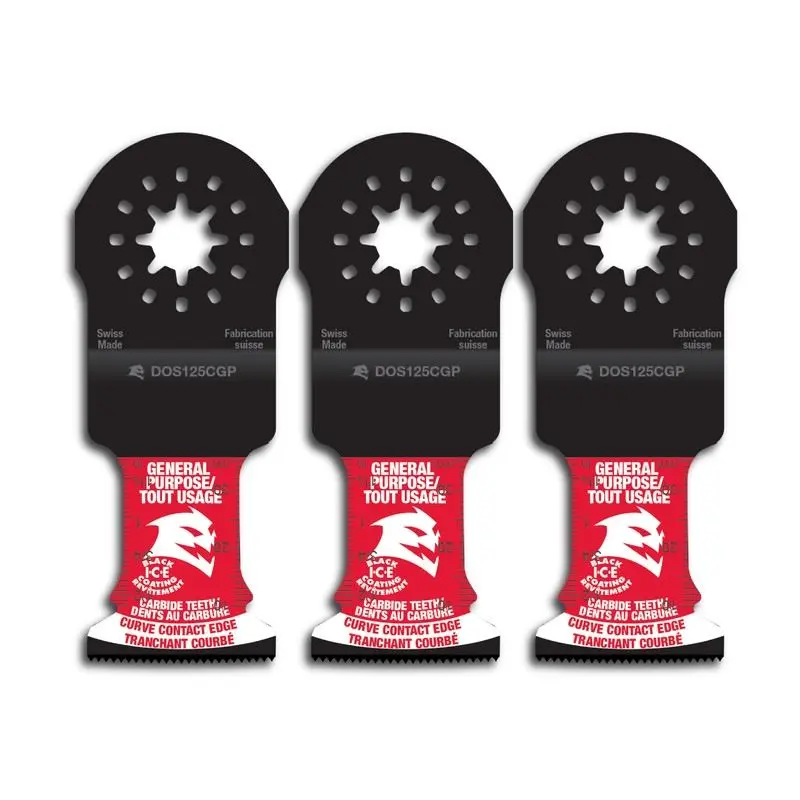 Diablo DOS125CGP3 1-1/4 in. Starlock Carbide Oscillating Blades for General Purpose Cuts (3-Pack)