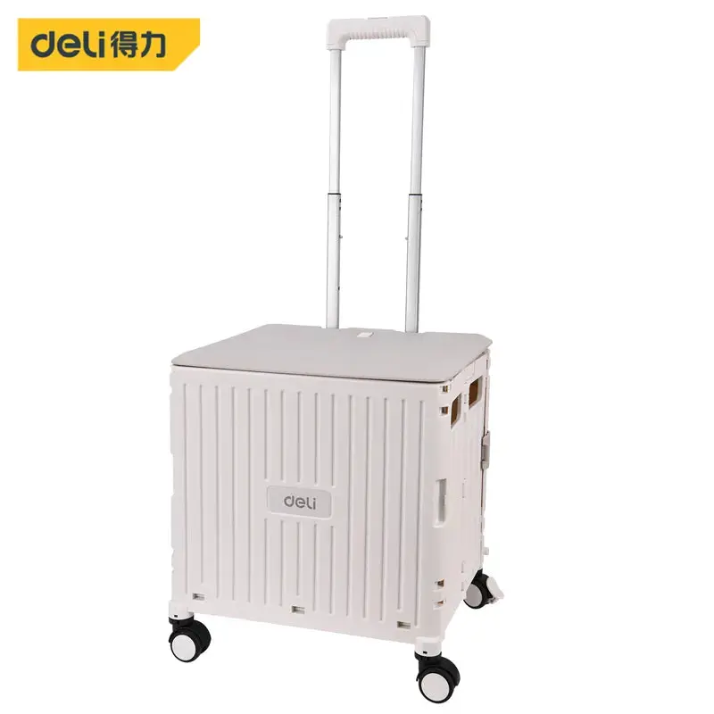 Deli Foldable Trolley Cart with 4 Swivel Wheels | DL431004A