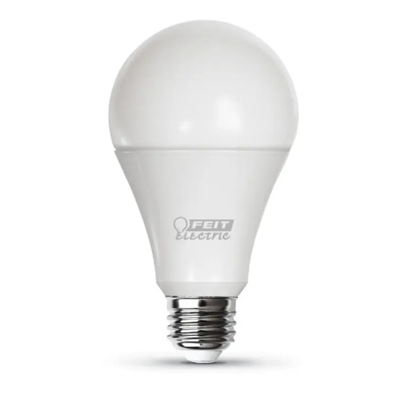 Feit Electric OM150DM/850/LED LED Bulb, General Purpose, A21 Lamp, 150 W Equivalent, E26 Lamp Base, Dimmable, White