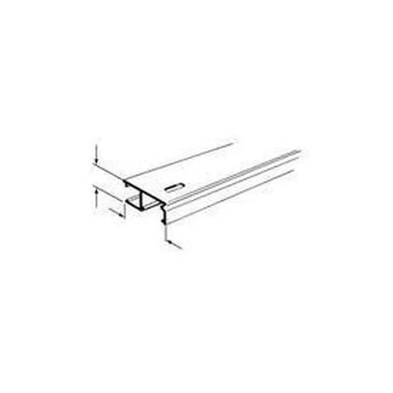 Kirsch Anodized Aluminum Architrac - 93001 Unassembled6'   6'
