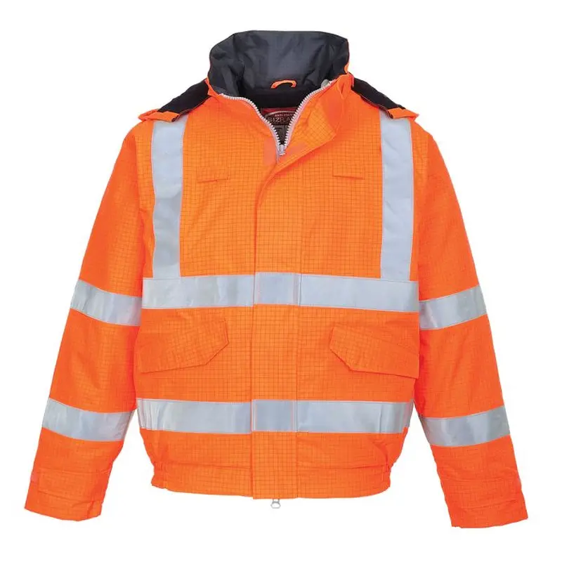 Rain Hi-Vis Antistatic FR Bomber Jacket orange | S773XS