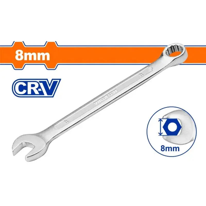 Wadfow Spanner 8mm CR-V Steel