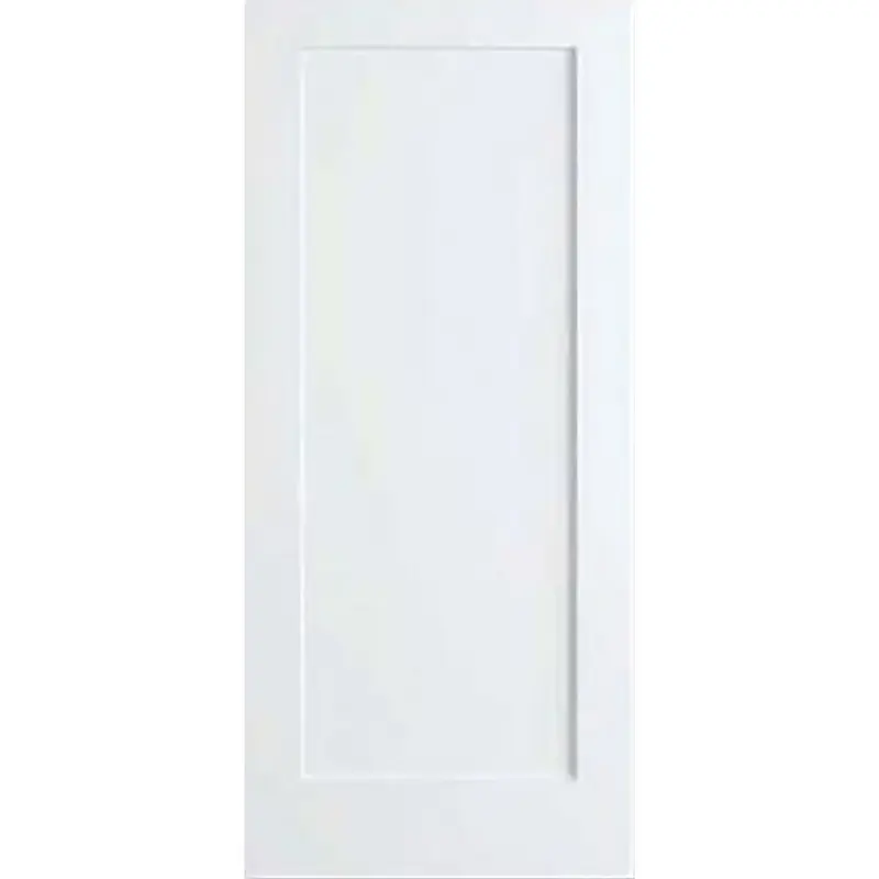 24 in. x 80 in. White 1-Panel Shaker Solid Core Wood Interior Door Slab36 / each