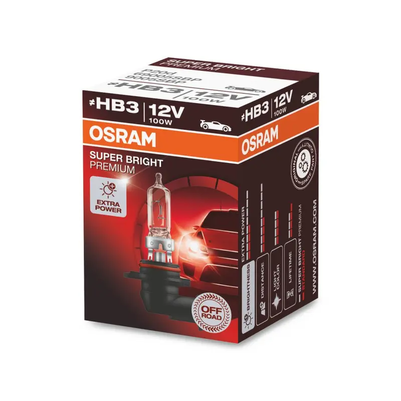 OSRAM GLOBE SUPER BRIGHT PREMIUM |  HB3  69005SBP