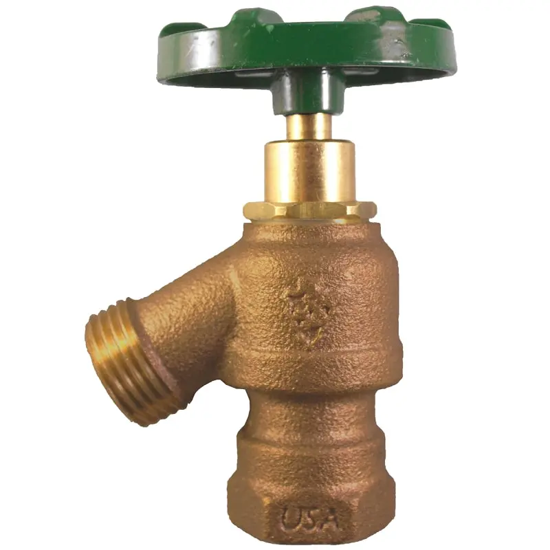 Arrowhead Brass 925LF Garden Valve FIP x Hose, FIP x Hose, 125 psi Pressure, 8 to 9 gpm, Bronze Body