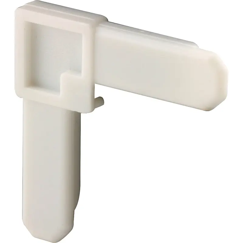Prime-Line PL 14260 Square Cut Screen Frame Corner, Plastic, White, For: PL14042 Screen Frame, 100/BX