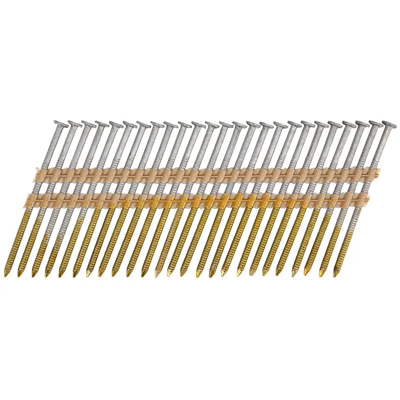 ProFIT 0710176S Collated Nail, 3 in L, 316 Stainless Steel, Round Head, Ring Shank