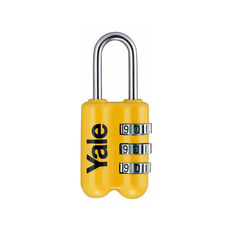 Yale Travel Padlock Red Yellow Silver | YP2/23/128Yellow