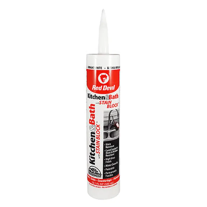 Red Devil Kitchen & Bath Stain Block 10.1 FL. OZ. Cartridge, Bright White10.1 oz. / Bright White