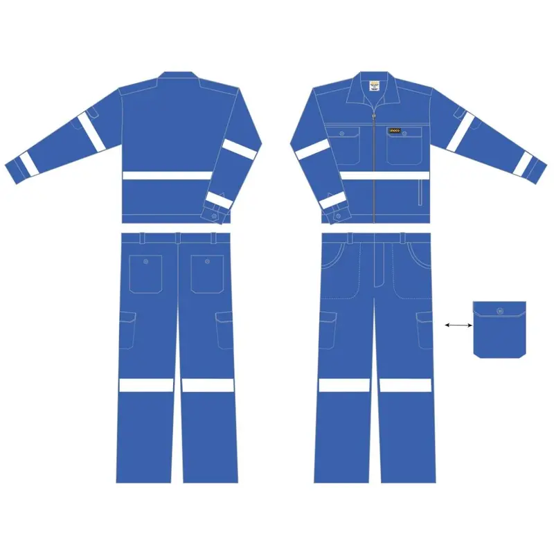 ingco WUS03180 Work Uniform coverall | blueM