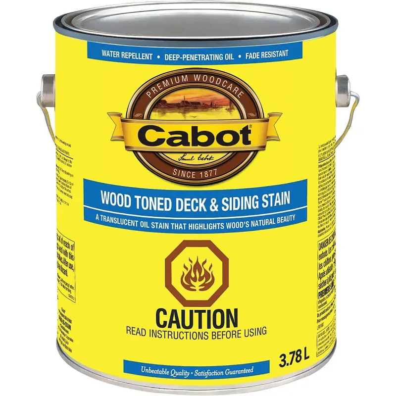 Cabot 19200 19205 Wood Toned Stain, Pacific Redwood, Liquid