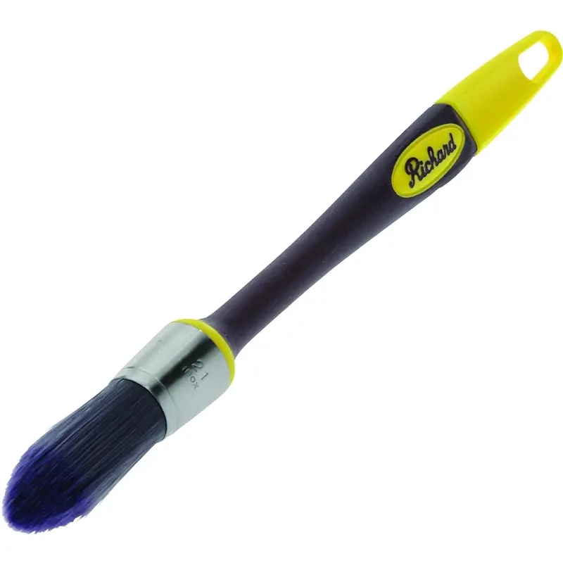 HYDE Richard Elegance 13421 Trim Brush, Polyester Bristle, Soft-Grip Handle