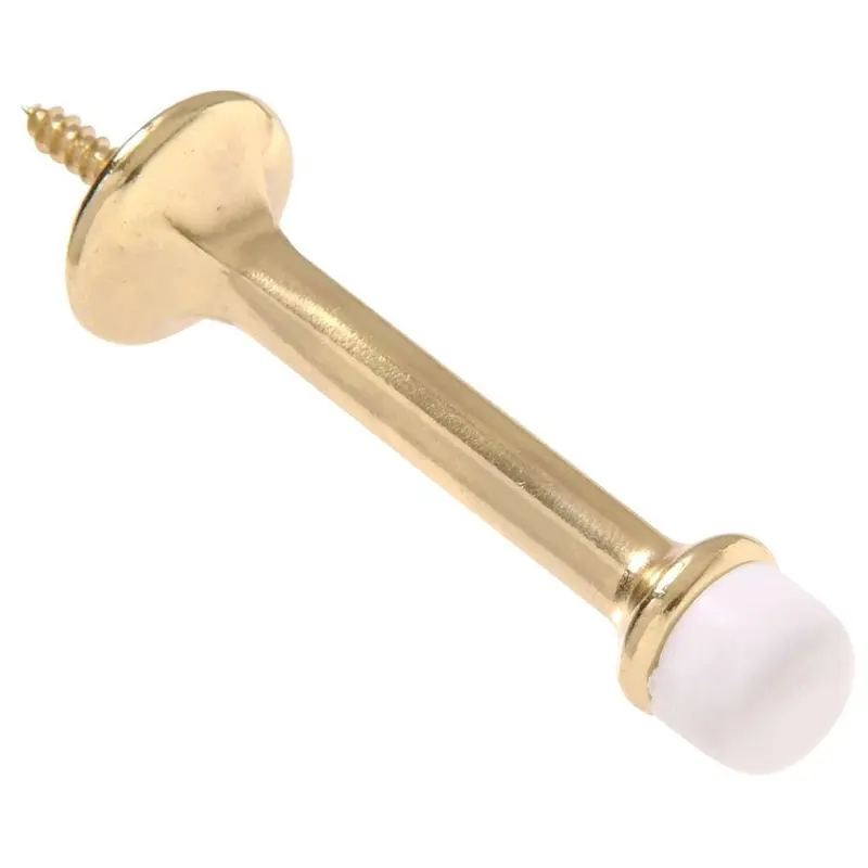 3 in. Brass Standard Rigid Door Stop (5-Pack)0.977 / each