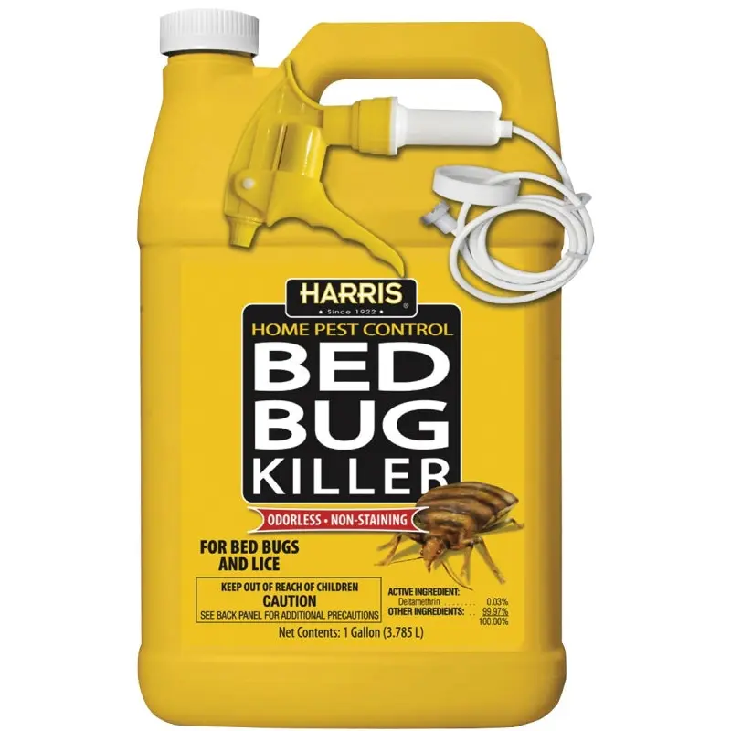 Harris HBB-128 Bed Bug Killer, Liquid, Spray Application, 128 oz