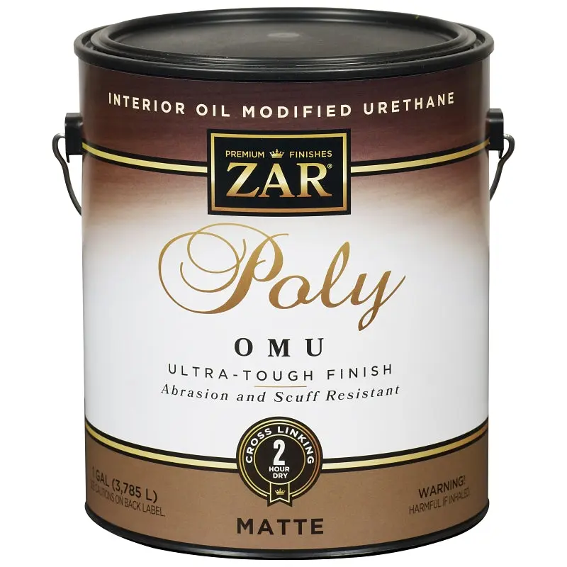 ZAR 36413 Polyurethane, Liquid, Antique Flat, 1 gal, Can