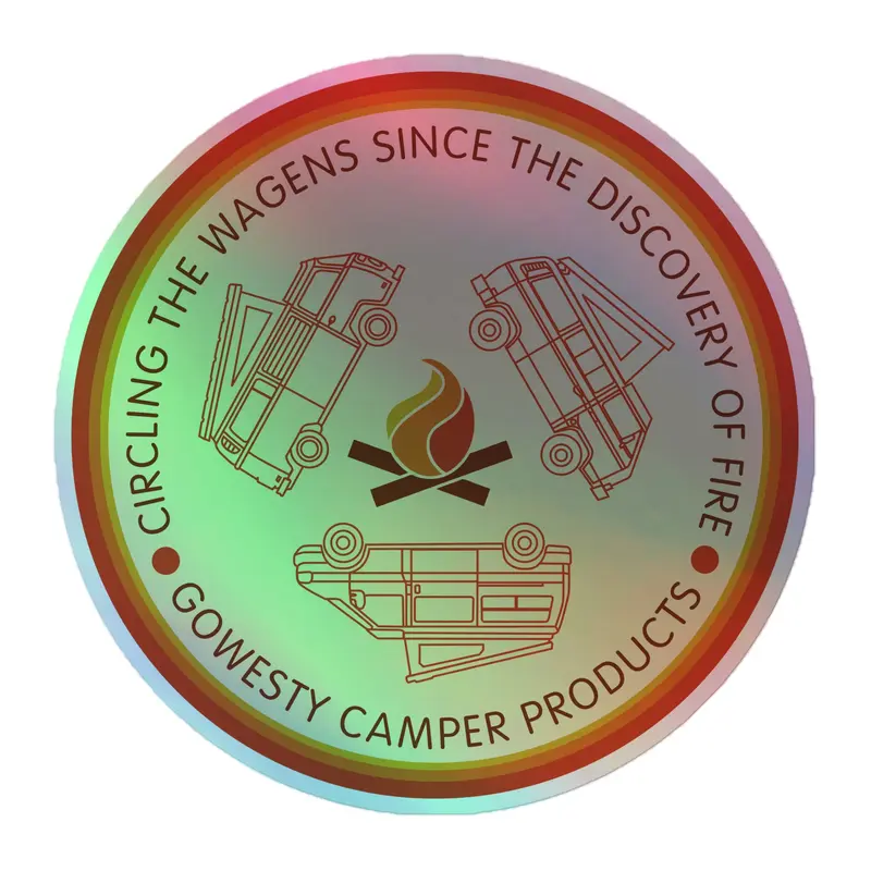 Circle the Wagens Holographic Sticker33