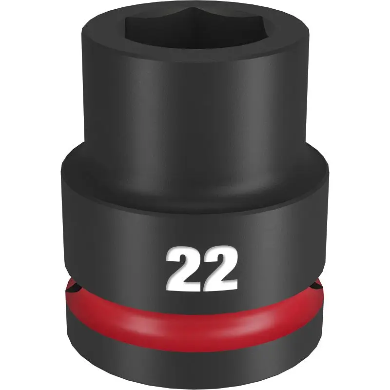 Milwaukee SHOCKWAVE Impact Duty 49-66-6360 Impact Socket, 22 mm Socket, 3/4 in Drive, Hex, Square Drive, 6 -Point, 1/PK