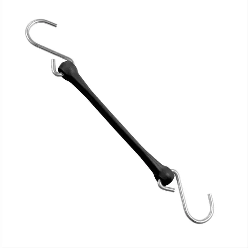 12 in. Heavy-Duty Cord in Black (4-Pack)