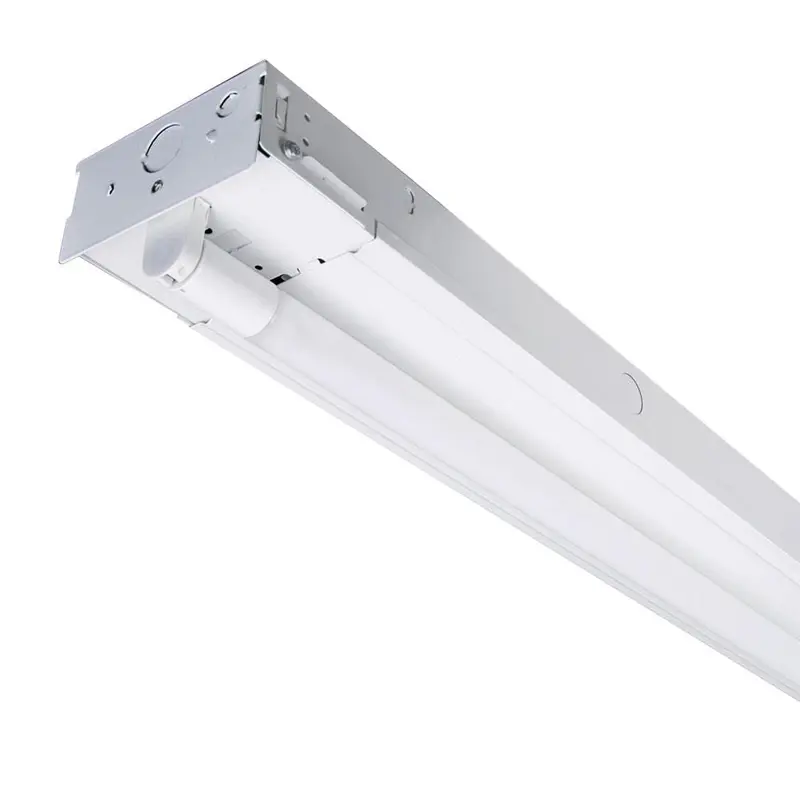 8 ft. 52-Watt 2-Light White Strip Light Fixture T8 Industrial LED with 3250 Lumens DLC Flex Tubes 120-277-Volt 3500K12.5 / each