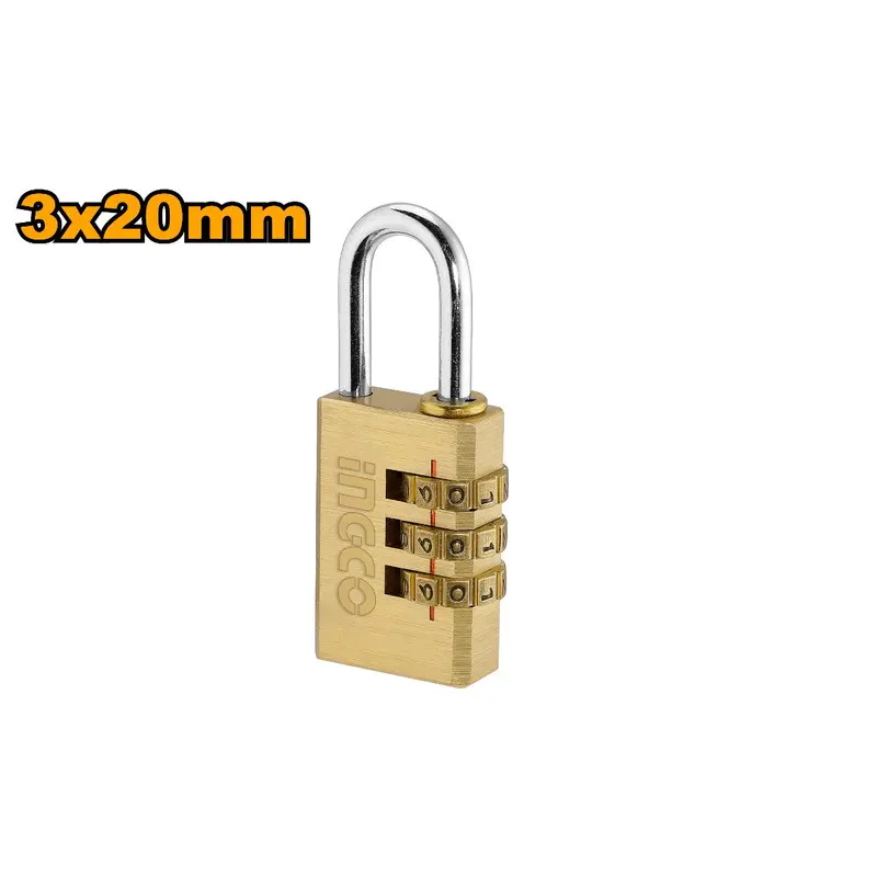Ingco 3-Digit Combination Padlock DBCK0203 20mm