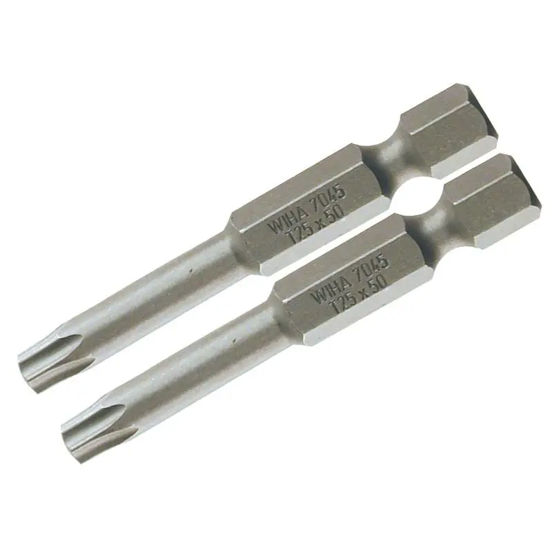 Wiha Torx Power Bit T6 x 50mm Pack of 2 Bits