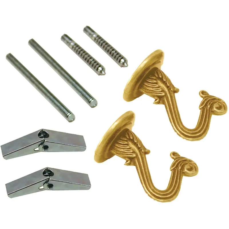 Atron LA709 Swag Lamp Hook, Brass
