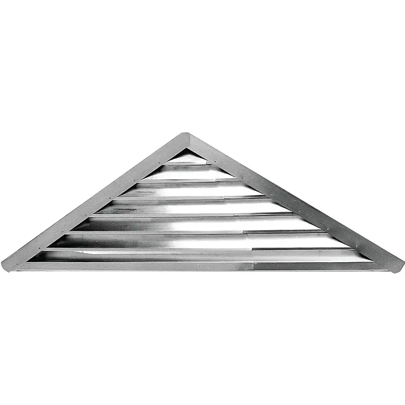 Lomanco LomanCool 910 Adjustable Louver, Aluminum, Mill, Roof Installation