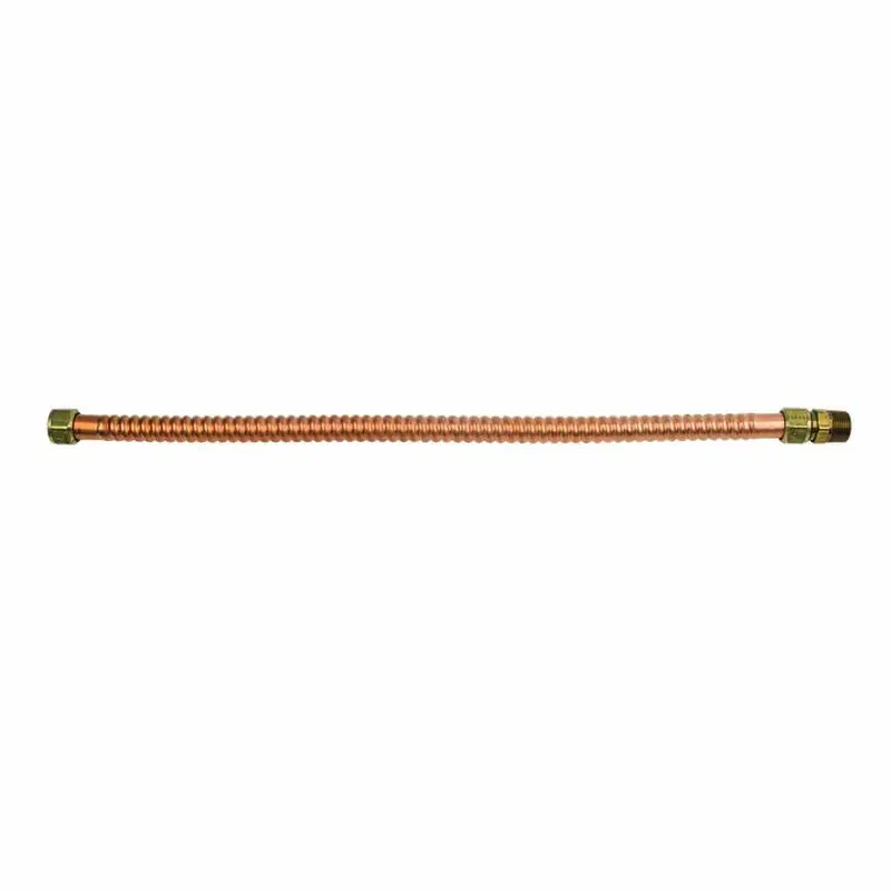 3/4 in. FIP/MIP x 3/4 in. FIP x 24 in. Copper Water Heater Connector (7/8 in. O.D.)0.8331 / each