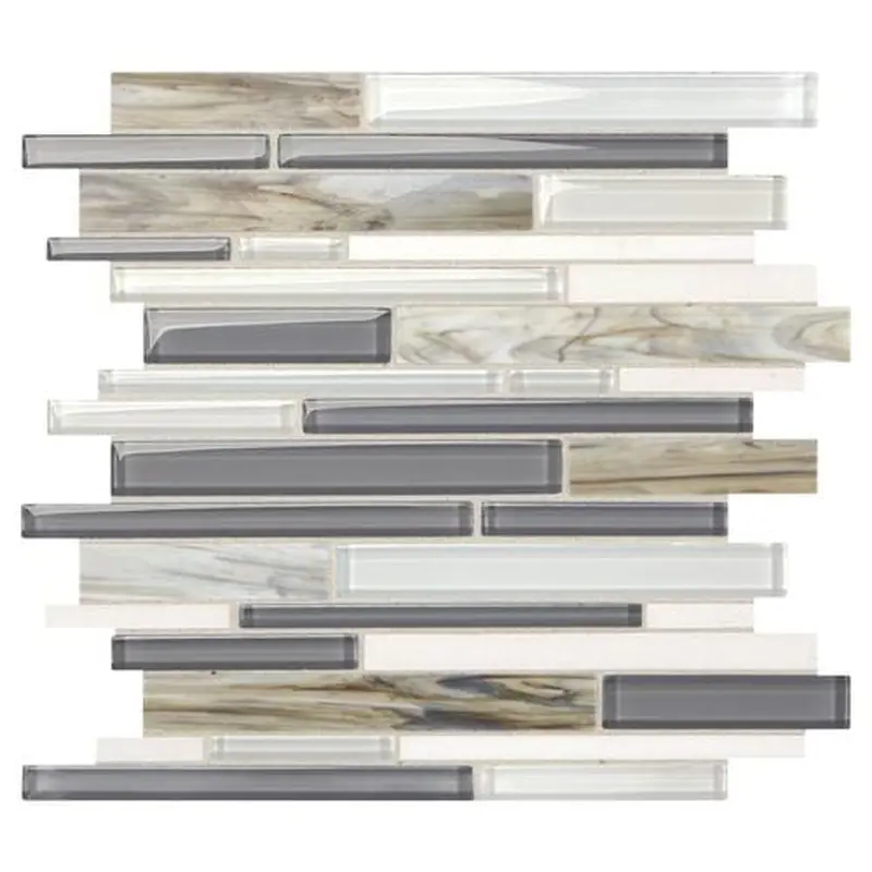 American Olean Stellaris Constella 3-in x 6-in Unglazed Glass Subway Wall Tile Sample