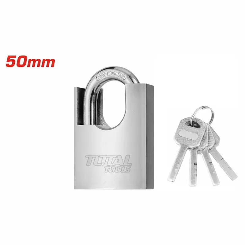 TOTAL Anti-prying steel padlock 50mm (TSLK35501)