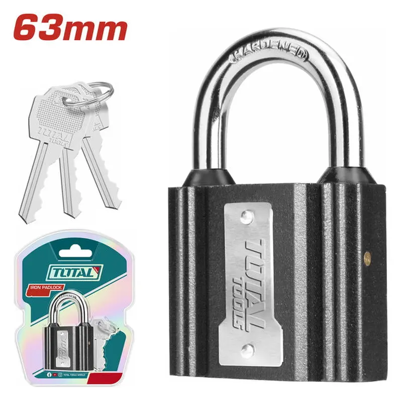 TOTAL IRON PADLOCK 63mm (TLK31631)