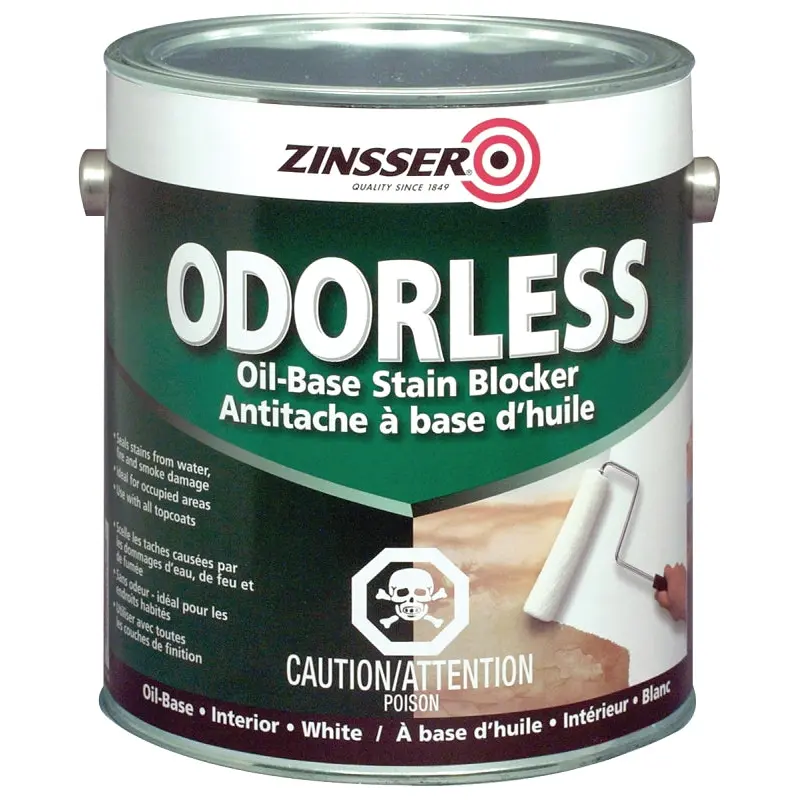 Zinsser 248263 Stain Blocker, White, 3.7 L, Pail