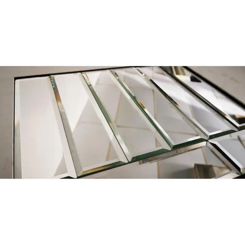 Abolos Reflections 44-Pack Eternal Silver/Mirrored 3-in x 12-in Mirrored Glass Subway Peel & Stick Wall Tilesq/ft