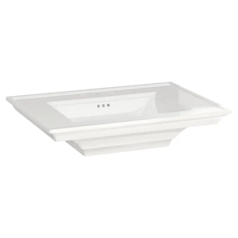 American Standard Town Square S 4 in. Faucet Hole Pedestal Sink Top Only in White41 / each