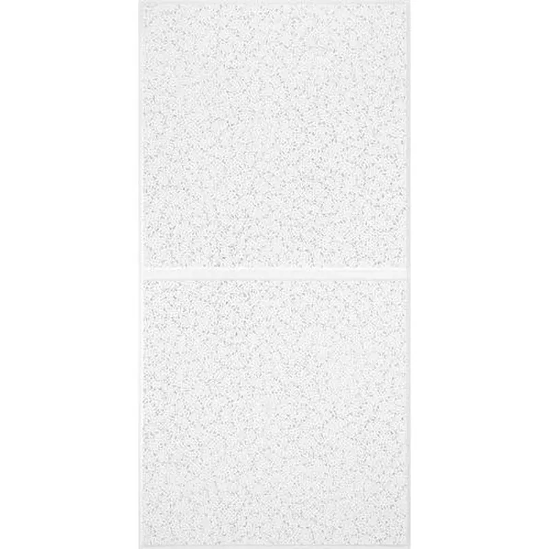Armstrong Ceilings 48-in x 24-in Cortega Second Look 10-Pack White Fissured 15/16-in Drop Acoustic Panel Ceiling Tilessq/ft