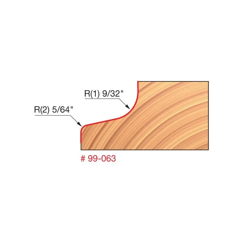 Freud | 99-063 1-3/4 (Dia.) No Lip Door Edge Bit