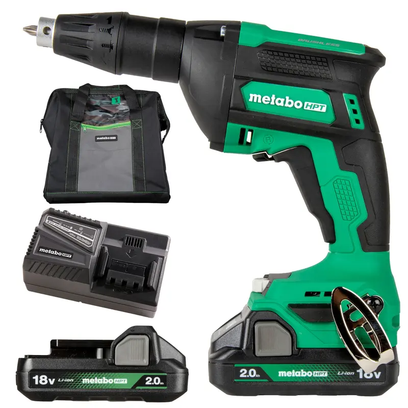 metabo HPT W18DAQAM 18V MULTIVOLT CORDLESS DRYWALL SCREW GUN KIT