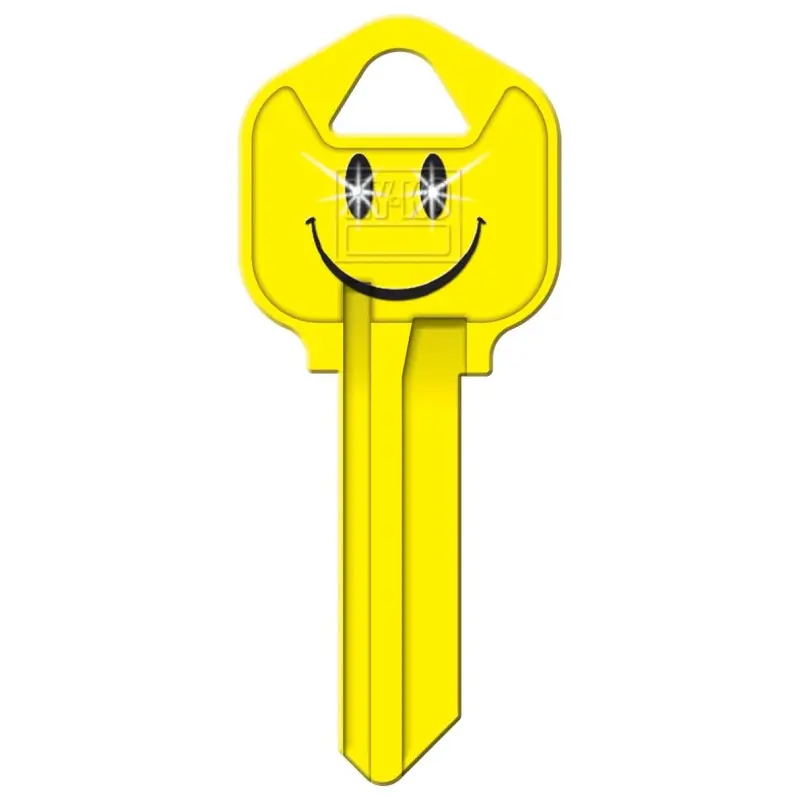 Hy-Ko 16005KW1-16 Key Blank, Brass, Nickel, For: Kwikset KW1 Keyways