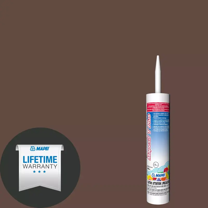 114 Mahogany Mapesil T Plus Silicone Caulk
