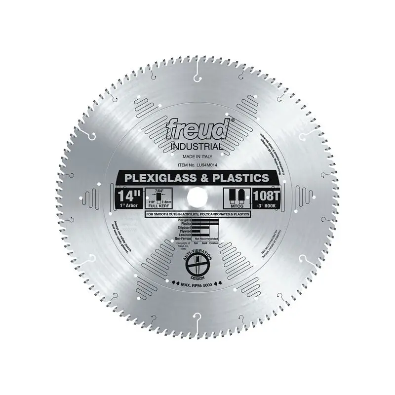 Freud | LU94M014 14" Industrial Plastic Saw Blade