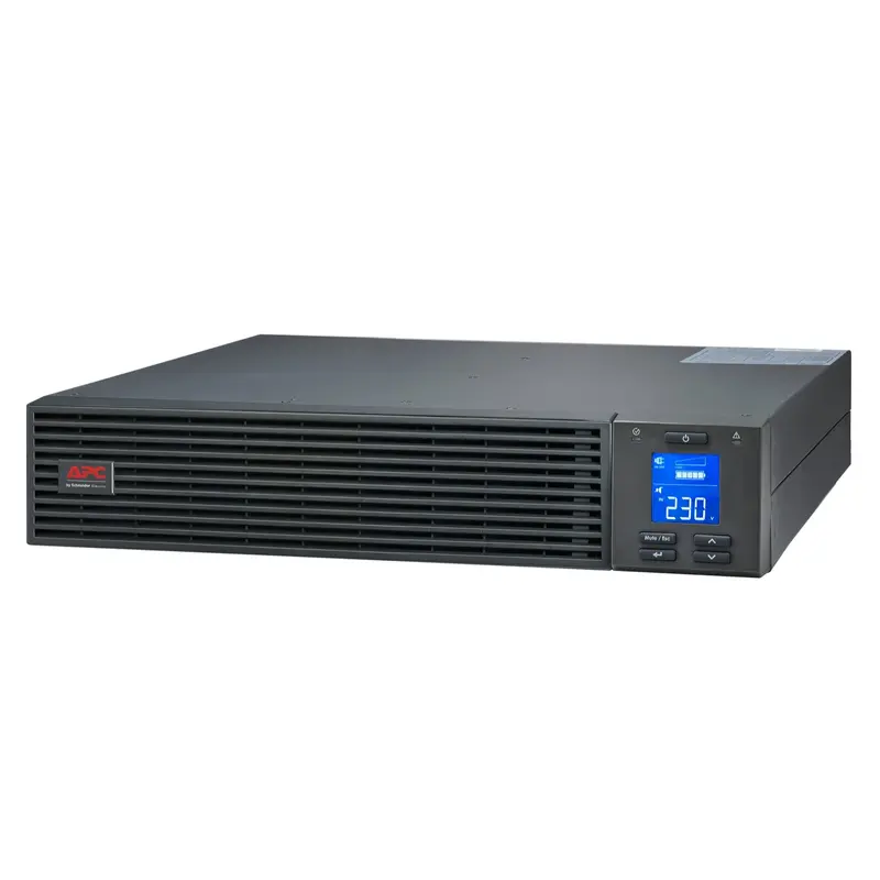 APC Easy-UPS On-Line | 1000VA/800W - 230V- AVR - Rackmount 2U - 3x IEC C13 outlets - LCD- W/O rail kit